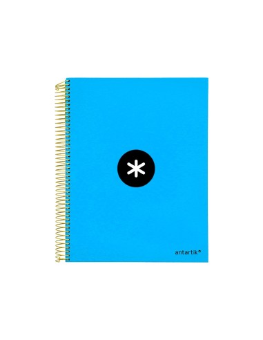 CUADERNO ESP. ANTARTIK A4 T.FORRADA MICRO LISO 4T.120H.100GR. AZ.