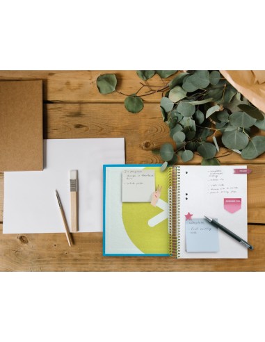 CUADERNO ESP. ANTARTIK A5 T.FORRADA MICRO LISO 5B 6T. 120H.100GR.AZ.