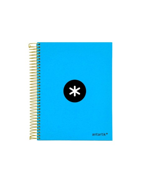 CUADERNO ESP. ANTARTIK A5 T.FORRADA MICRO LISO 5B 6T. 120H.100GR.AZ.