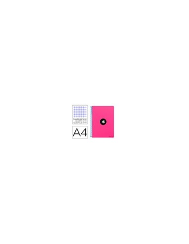 CUADERNO ESP. ANTARTIK FL. T.EXTRA.4MM 80H. 100GR. ROSA