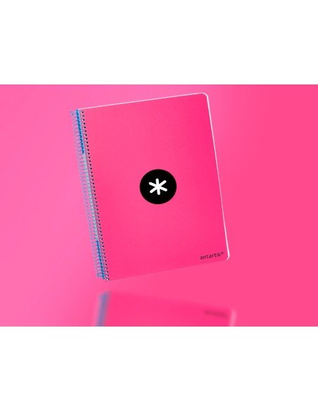 CUADERNO ESP. ANTARTIK FL. T.EXTRA.4MM 80H. 100GR. ROSA