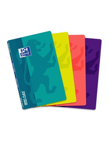 CUADERNO GRAP.OXFORD SCHOOL T.PLASTICO 90X140.5MM 5MM 48H. 90GR SURT.