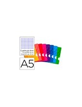 CUADERNO GRAP. OXFORD SCHOOL A5 T.FLEXIBLE 4MM 48H. 90GR. COL.SURT. 2