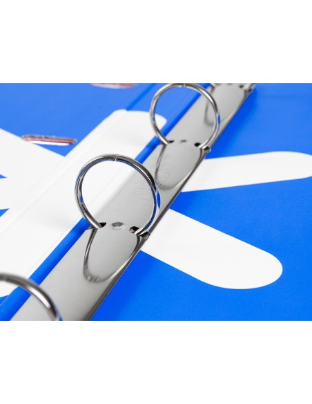 CARPETA RECAMBIO ANTARTIK A4 CUADRO 5MM FORRADA 4AN.25MM ROSA