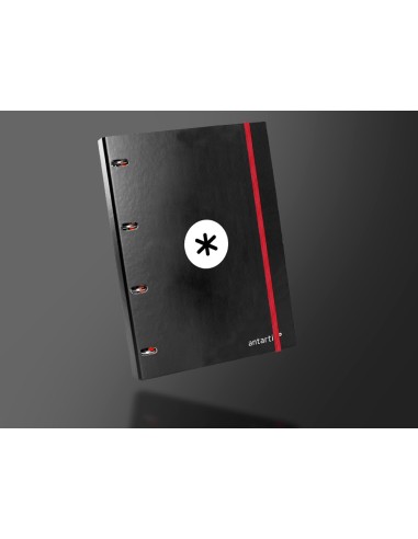 CARPETA RECAMBIO ANTARTIK A4 CUADRO 5MM FORRADA 4AN.25MM NG