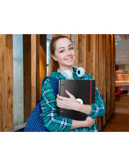 CARPETA RECAMBIO ANTARTIK A4 CUADRO 5MM FORRADA 4AN.25MM NG