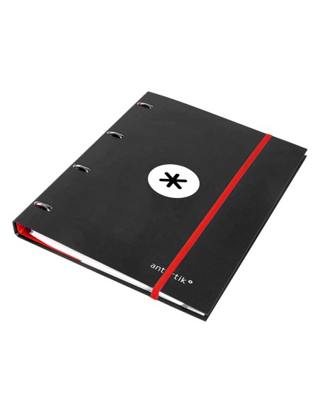 CARPETA RECAMBIO ANTARTIK A4 CUADRO 5MM FORRADA 4AN.25MM NG