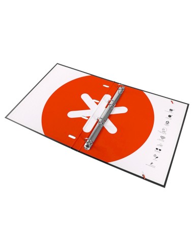 CARPETA RECAMBIO ANTARTIK A4 CUADRO 5MM FORRADA 4AN.25MM NG