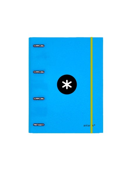 CARPETA RECAMBIO ANTARTIK A4 CUADRO 5MM FORRADA 4AN.25MM AZ