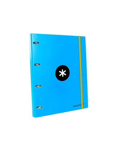 CARPETA RECAMBIO ANTARTIK A4 CUADRO 5MM FORRADA 4AN.25MM AZ