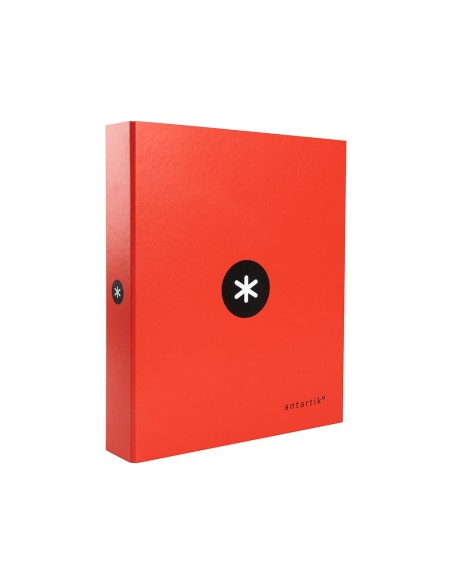 CARPETA 4 ANILLAS 40 MM MIXTAS LIDERPAPEL ANTARTIK FOLIO FORRADA RJ