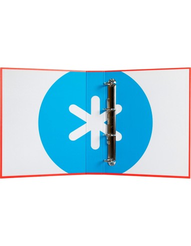 CARPETA 4 ANILLAS 40 MM MIXTAS LIDERPAPEL ANTARTIK FOLIO FORRADA RJ