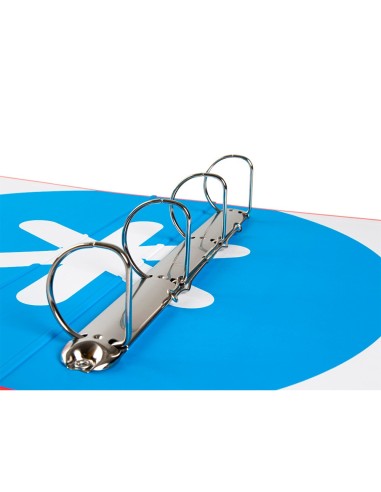 CARPETA 4 ANILLAS 40 MM MIXTAS LIDERPAPEL ANTARTIK FOLIO FORRADA RJ