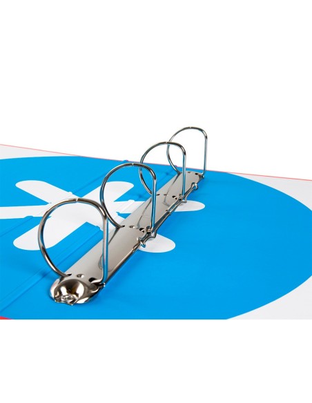 CARPETA 4 ANILLAS 40 MM MIXTAS LIDERPAPEL ANTARTIK FOLIO FORRADA RJ