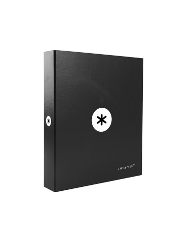 CARPETA 4 A 40 MM  MIXTAS FL  LIDERPAPEL ANTARTIK NEGRO