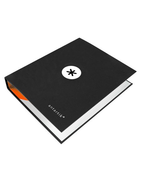 CARPETA 4 A 40 MM  MIXTAS FL  LIDERPAPEL ANTARTIK NEGRO