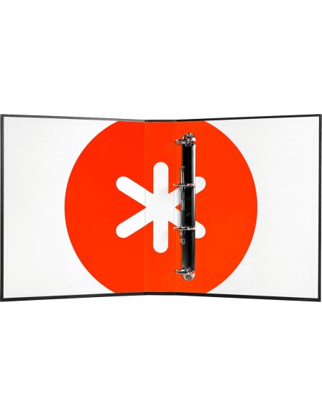 CARPETA 4 A 40 MM  MIXTAS FL  LIDERPAPEL ANTARTIK NEGRO