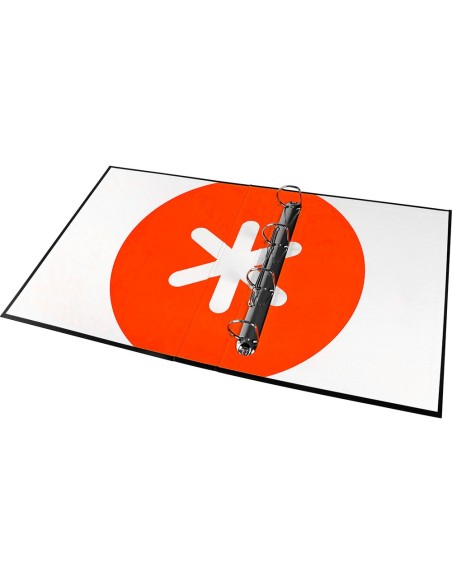 CARPETA 4 A 40 MM  MIXTAS FL  LIDERPAPEL ANTARTIK NEGRO