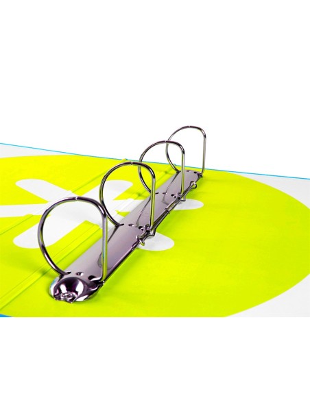 CARPETA 4 ANILLAS 40 MM MIXTAS LIDERPAPEL ANTARTIK FOLIO FORRADA AZ