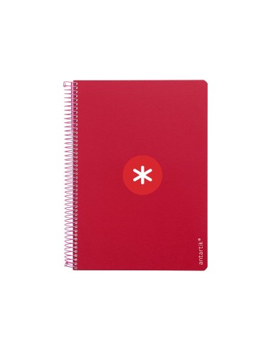 CUADERNO ESP. ANTARTIK A4 T.DURA MICRO 5MM 4T 80H 100GR FRAMBUESA