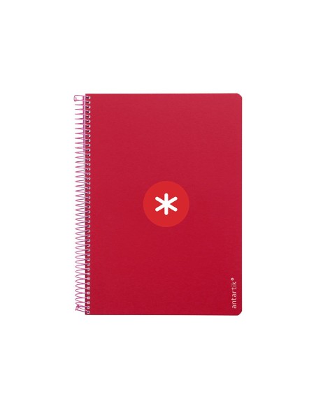 CUADERNO ESP. ANTARTIK A4 T.DURA MICRO 5MM 4T 80H 100GR FRAMBUESA