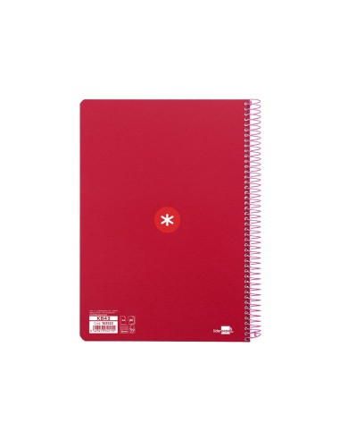 CUADERNO ESP. ANTARTIK A4 T.DURA MICRO 5MM 4T 80H 100GR FRAMBUESA