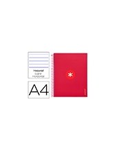 CUADERNO ESP. ANTARTIK A4 T.FORRADA MICRO HOR. 5B 4T.120H.100GR.FRAMB 2