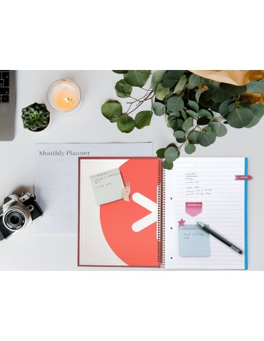 CUADERNO ESP. ANTARTIK A4 T.FORRADA MICRO HOR. 5B 4T.120H.100GR.FRAMB