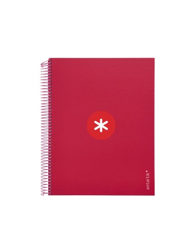 CUADERNO ESP. ANTARTIK A4 T.FORRADA MICRO HOR. 5B 4T.120H.100GR.FRAMB