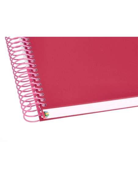 CUADERNO ESP. ANTARTIK A4 T.FORRADA MICRO HOR. 5B 4T.120H.100GR.FRAMB