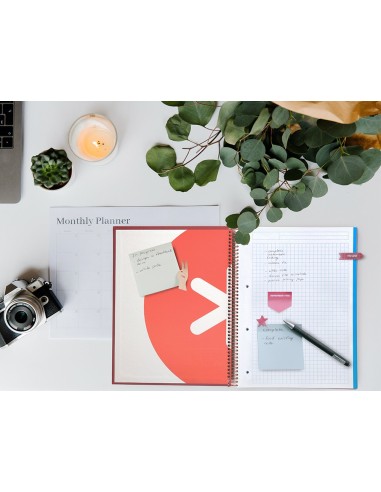 CUADERNO ESP. ANTARTIK A4 T.FORRADA MICRO 5MM 5B 4T.120H 100GR.FRAMB