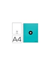 CUADERNO ESP. ANTARTIK A4 T.FORRADA LISO 5B 4T.120H 100GR.MENTA 2