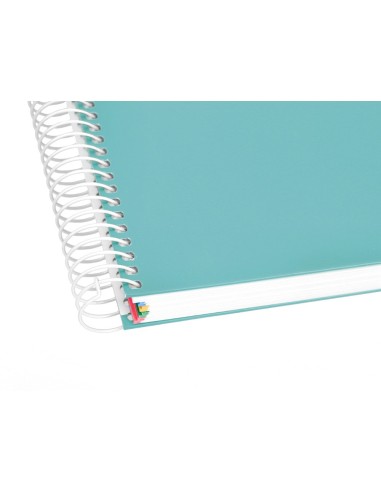 CUADERNO ESP. ANTARTIK A4 T.FORRADA LISO 5B 4T.120H 100GR.MENTA