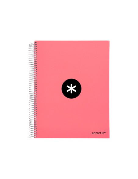 CUADERNO ESP. ANTARTIK A4 T.FORRADA LISO 5B 4T.120H 100GR. CORAL