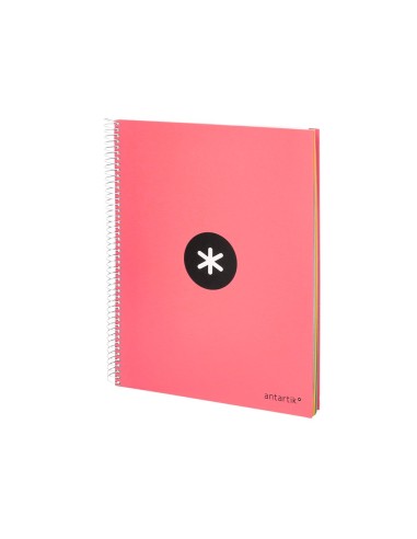 CUADERNO ESP. ANTARTIK A4 T.FORRADA LISO 5B 4T.120H 100GR. CORAL