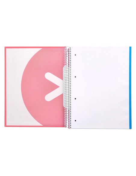 CUADERNO ESP. ANTARTIK A4 T.FORRADA LISO 5B 4T.120H 100GR. CORAL