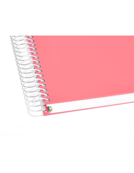 CUADERNO ESP. ANTARTIK A4 T.FORRADA LISO 5B 4T.120H 100GR. CORAL