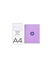 CUADERNO ESP.A4MICRO ANTARTIK T.FORRADA 120H 100GR HOR.5B. 4 TAL.LAV. 2
