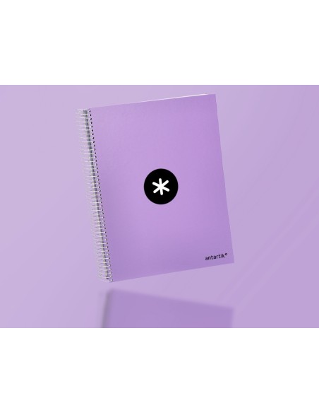 CUADERNO ESP.A4MICRO ANTARTIK T.FORRADA 120H 100GR HOR.5B. 4 TAL.LAV.