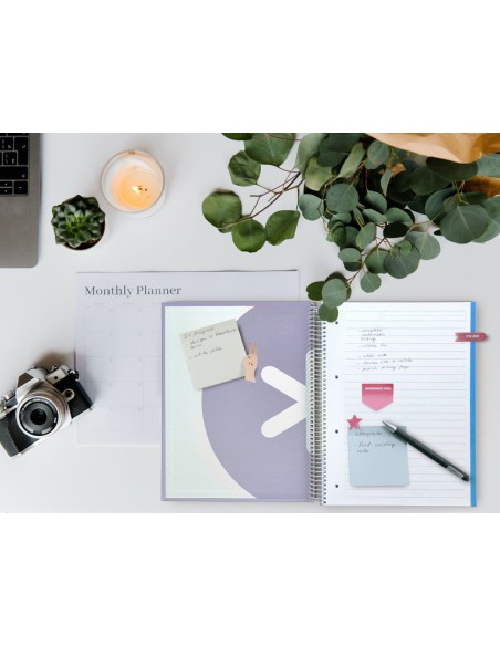 CUADERNO ESP.A4MICRO ANTARTIK T.FORRADA 120H 100GR HOR.5B. 4 TAL.LAV.