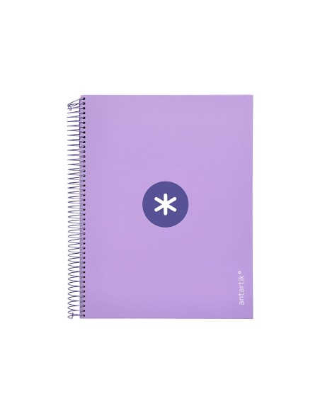 CUADERNO ESP.A4MICRO ANTARTIK T.FORRADA 120H 100GR HOR.5B. 4 TAL.LAV.