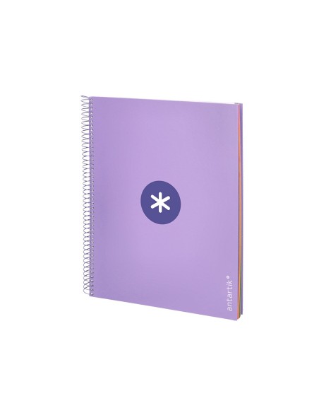 CUADERNO ESP.A4MICRO ANTARTIK T.FORRADA 120H 100GR HOR.5B. 4 TAL.LAV.