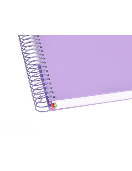 CUADERNO ESP.A4MICRO ANTARTIK T.FORRADA 120H 100GR HOR.5B. 4 TAL.LAV.