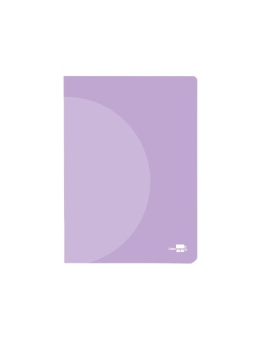 CUADERNO  360 T.DE PLAST.A5 48H. 90G/M2 LISO SIN MARGEN PASTEL SURT.