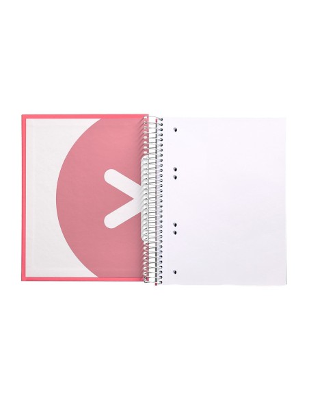 CUADERNO ESP. ANTARTIK A5 T.FORRADA MICRO LISO 6T. 120H 100GR. CORAL