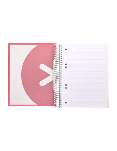 CUADERNO ESP. ANTARTIK A5 T.FORRADA MICRO HOR. 5B 6T.120H.100GR.CORAL