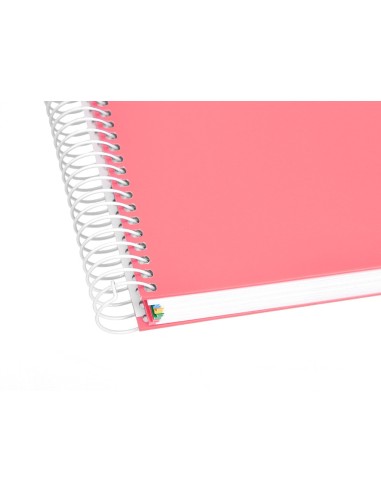 CUADERNO ESP. ANTARTIK A5 T.FORRADA MICRO HOR. 5B 6T.120H.100GR.CORAL