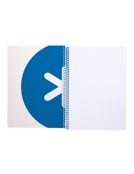 CUADERNO ESP. ANTARTIK A4 T.DURA 4MM 80H 90GR AZ. OSCURO