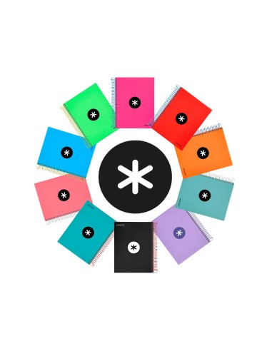 CUADERNO ESP.A5 MICRO ANTARTIK T.FORRADA120H 90GR 5MM 5B.6 TAL.SURT.