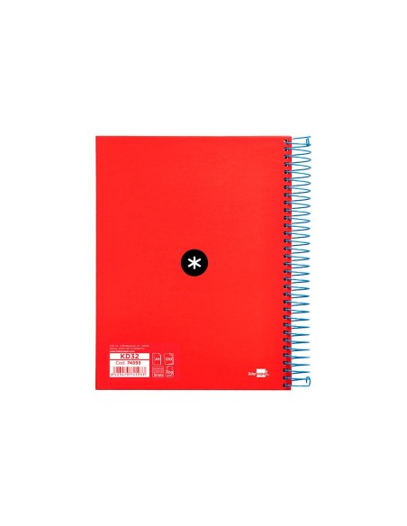 CUADERNO ESP.A5 MICRO ANTARTIK T.FORRADA120H 90GR 5MM 5B.6 TAL.SURT.